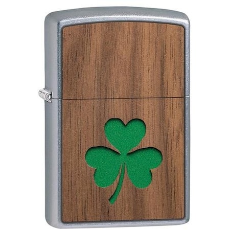 Zippo Zippo Woodchuck Clover, Street Chrome ZIP-49056